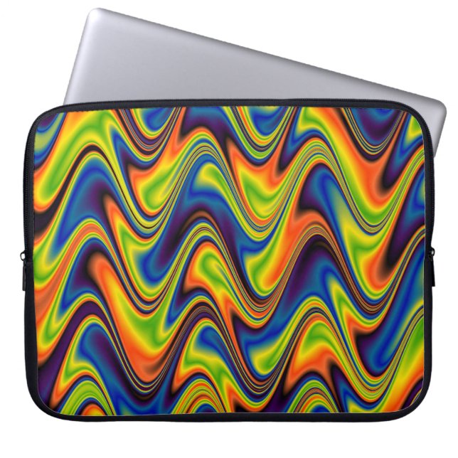 Housse Pour Ordinateur Portable Multicolor Abstrait (Devant)