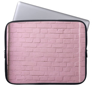 Housse Pour Ordinateur Portable Mur en béton rose