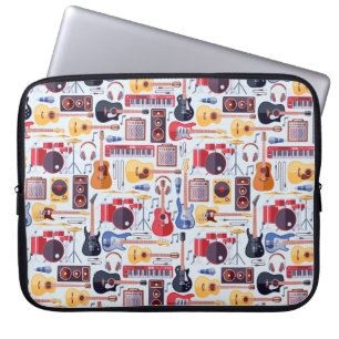 Housse Pour Ordinateur Portable Musique Istruments Ordinateur portable Arrière - p