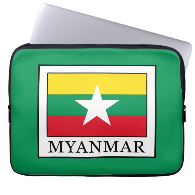 Housse Pour Ordinateur Portable Myanmar (Devant)