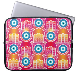 Housse Pour Ordinateur Portable Mystic hamsa : design harmonieux.