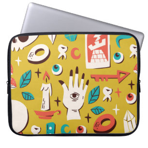 Housse Pour Ordinateur Portable Mystic Melange : Occult Seamless Elements