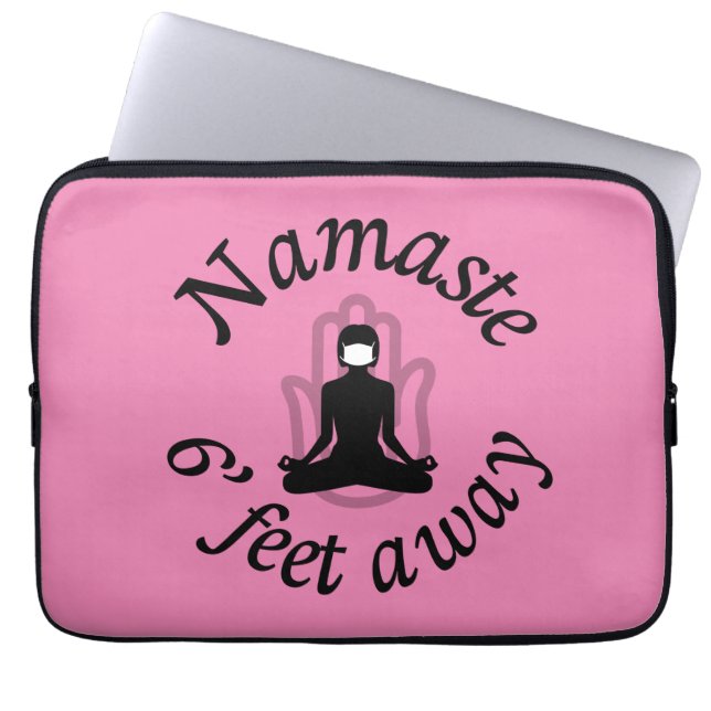 Housse Pour Ordinateur Portable Namaste À 100 Mètres (Devant)