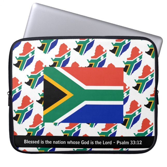 Housse Pour Ordinateur Portable Nation Bénéficiaire de l'AFRIQUE DU SUD (Devant)