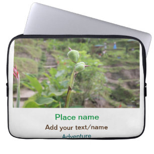 Housse Pour Ordinateur Portable Nature plante photographie plage eau nom de voyage