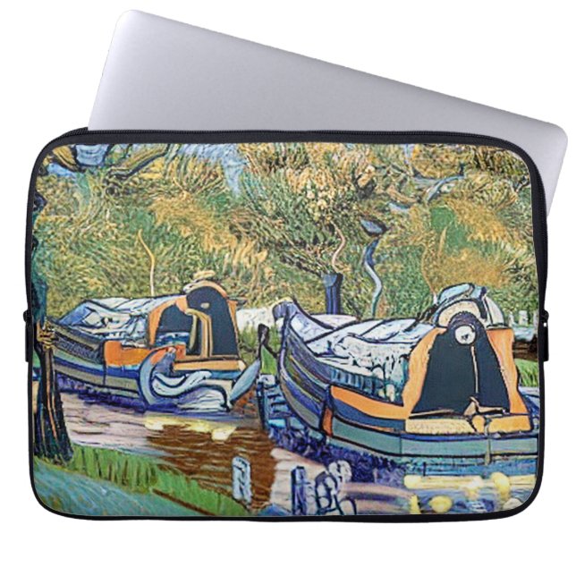HOUSSE POUR ORDINATEUR PORTABLE NAVIRES (Devant)