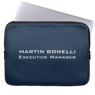 Housse Pour Ordinateur Portable Navy Blue Special Unique Moderne Directeur Exécuti