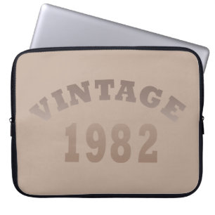 Housse Pour Ordinateur Portable Né en 1982 anniversaire vintage