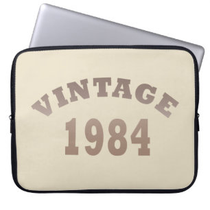 Housse Pour Ordinateur Portable Né en 1984 vintage 40e anniversaire