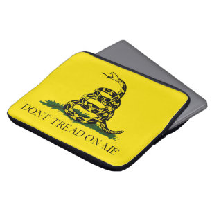 Housse Pour Ordinateur Portable Ne pas foutre sur moi Gadsden drapeau américain