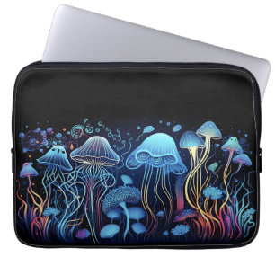 Housse Pour Ordinateur Portable Neon Jellyfish