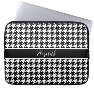 Housse Pour Ordinateur Portable Néoprène Houndstooth classique