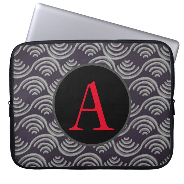Housse Pour Ordinateur Portable NEOPRENE SLEEVE do-it-yourself INITIAL JAPONAISE W (Devant)
