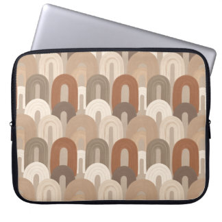Housse Pour Ordinateur Portable Neutral Arch Abstract Pattern