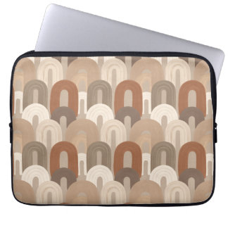 Housse Pour Ordinateur Portable Neutral Arch Abstract Pattern