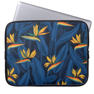 Housse Pour Ordinateur Portable Night bird of Paradise garden 2