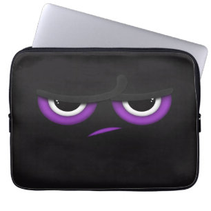 Housse Pour Ordinateur Portable Ninja noir en colère