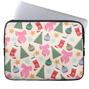 Housse Pour Ordinateur Portable Noël mignon