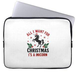 Housse Pour Ordinateur Portable Noël Vintage Tout Ce Que Je Veux pour Noël Est une