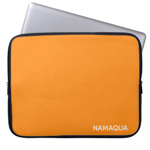 Housse Pour Ordinateur Portable nom de couleur orange Namaqua