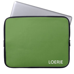 Housse Pour Ordinateur Portable Nom de la couleur verte Loerie