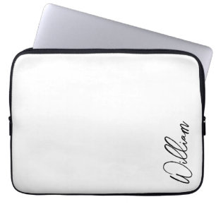 Housse Pour Ordinateur Portable Nom personnalisé du script moderne