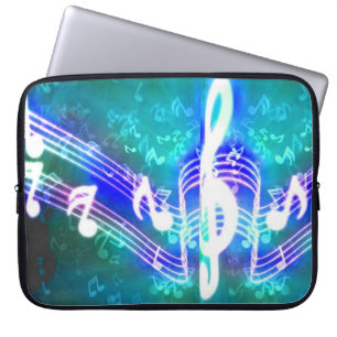 Housse Pour Ordinateur Portable Notes de Musique