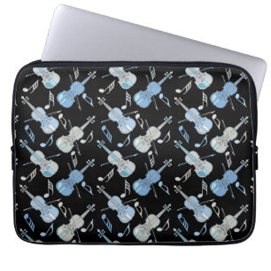 Housse Pour Ordinateur Portable Notes de musique violon