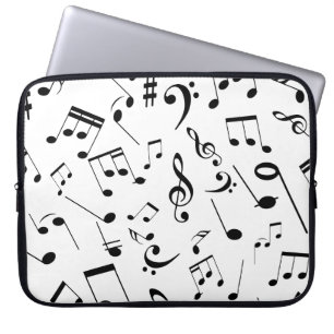 Housse Pour Ordinateur Portable Notes musicales 3