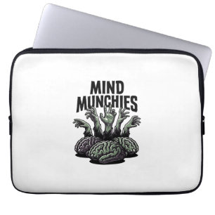 Housse Pour Ordinateur Portable Nourriture de cerveau de mort-vivant Vintage Mains