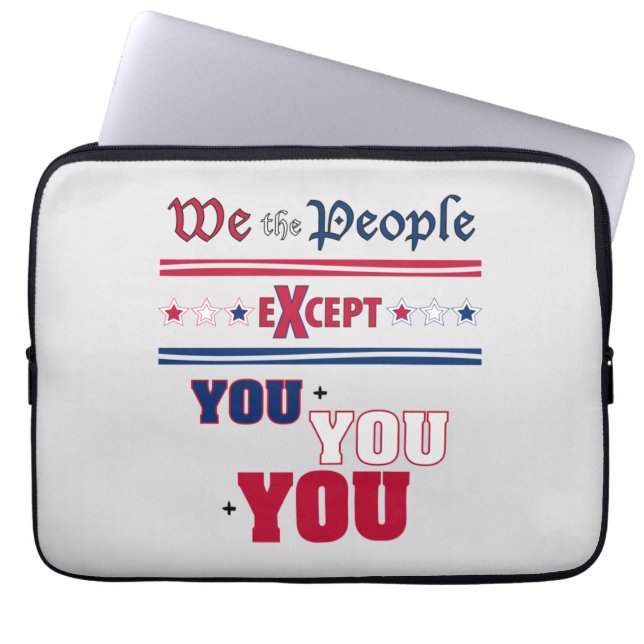 Housse Pour Ordinateur Portable Nous le peuple (Devant)