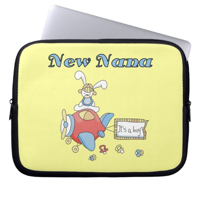 Housse Pour Ordinateur Portable Nouvelle Nana de Boy Cadeaux d'avion (Devant)