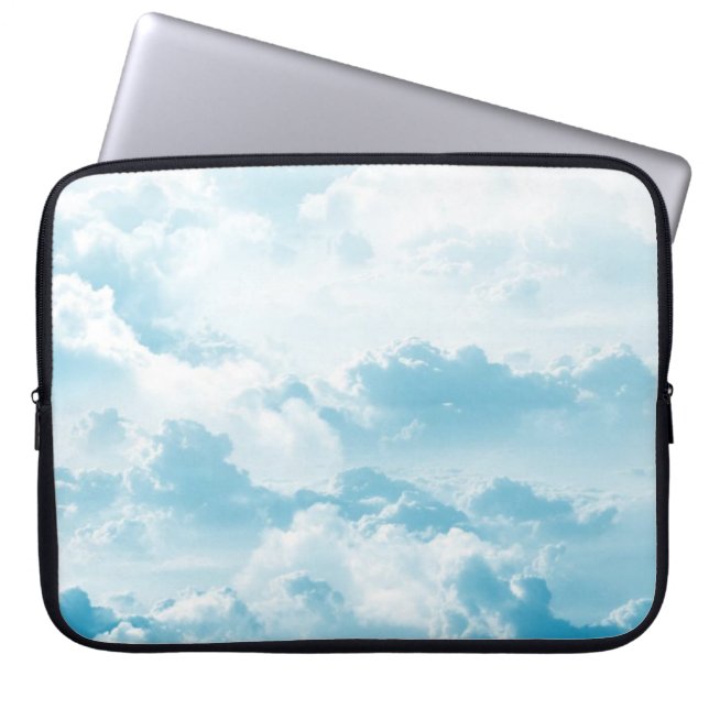 Housse Pour Ordinateur Portable Nuages ciel cartographier images vectorielles (Devant)
