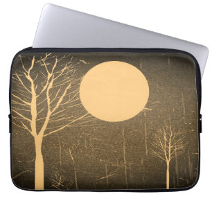 Housse Pour Ordinateur Portable Nuit vintage 4 de lune