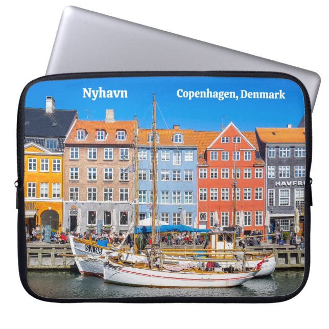 Housse Pour Ordinateur Portable Nyhavn Copenhagen Danemark (Devant)