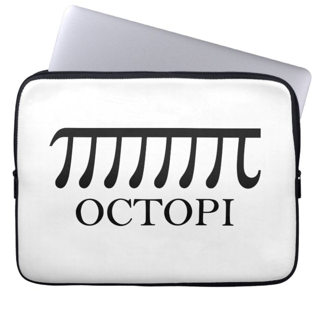 Housse Pour Ordinateur Portable Octopi - Funny Pi Octopus Math (Devant)