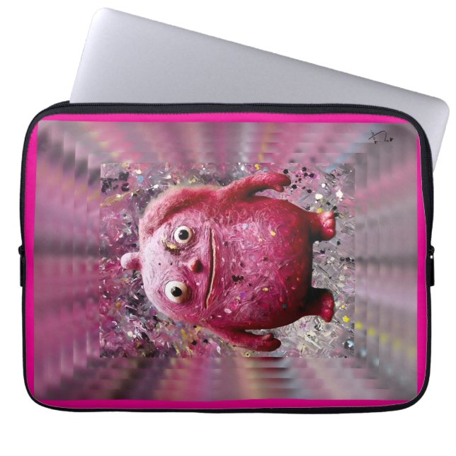 Housse Pour Ordinateur Portable OddFriends - Poster de création Whimsical Rose (Devant)
