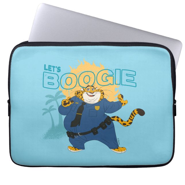 Housse Pour Ordinateur Portable Officer Clawhauser - Let's Boogie (Devant)