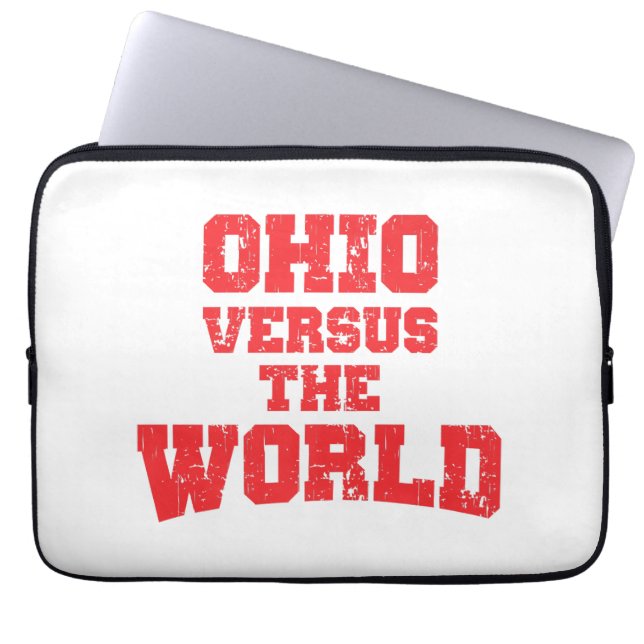 HOUSSE POUR ORDINATEUR PORTABLE OHIO CONTRE LE MONDE (Devant)
