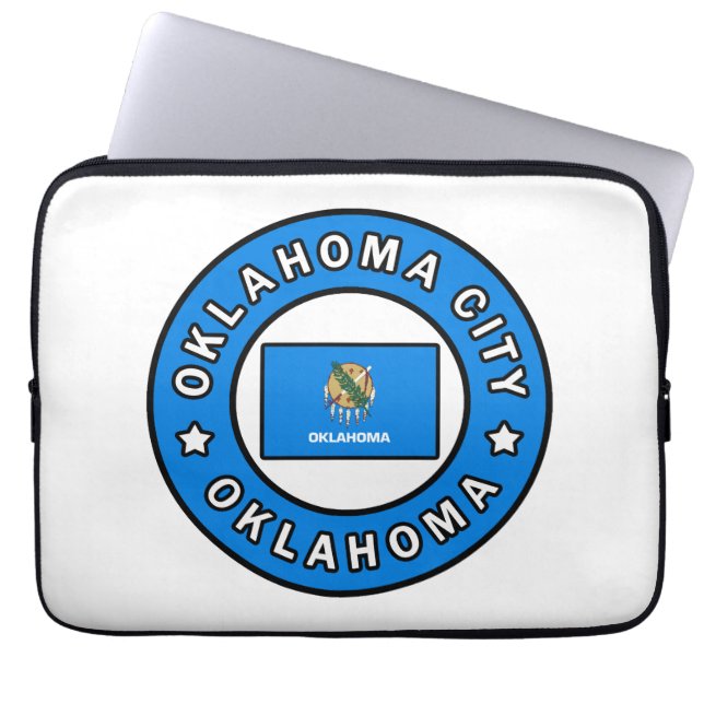 Housse Pour Ordinateur Portable Oklahoma City Oklahoma (Devant)