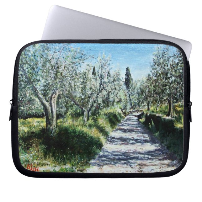 HOUSSE POUR ORDINATEUR PORTABLE OLIVIERS EN TOSCANE DE RIMAGGIO (Devant)
