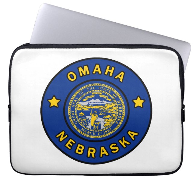 Housse Pour Ordinateur Portable Omaha Nebraska (Devant)