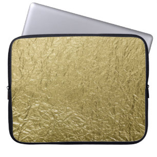Housse Pour Ordinateur Portable On dirait une feuille d'or sur une manche d'ordina