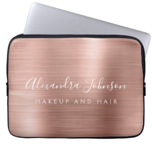 Housse Pour Ordinateur Portable Or rose - Blush Pink Metallo Business
