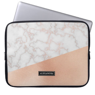 Housse Pour Ordinateur Portable Or rose de Faux et douille d'ordinateur portable