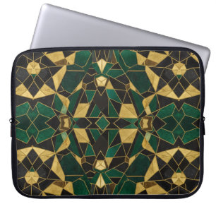 Housse Pour Ordinateur Portable or vert 