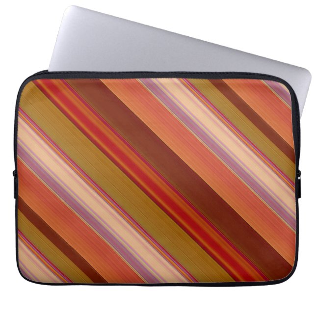Housse Pour Ordinateur Portable Orange Brûlé (Devant)