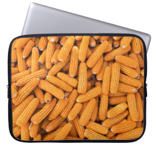 Housse Pour Ordinateur Portable Orange Corn Cob : Harvest Agriculture Arrière - pl