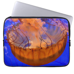 Housse pour ordinateur portable Orange Jellyfish  