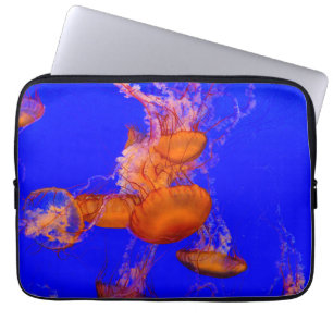 Housse pour ordinateur portable Orange Jellyfish